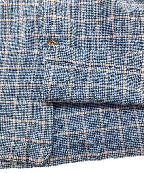 Patagonia（パタゴニア）Patagonia (パタゴニア) オーガニックコットンチェックシャツ ブルー サイズ:XLの古着・服飾アイテム