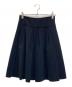 FOXEY NEWYORK（フォクシーニューヨーク）の古着「マットストレッチグログランスカート」｜ネイビー