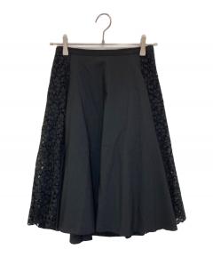 中古・古着通販】CELINE (セリーヌ) フレアスカート ブラック サイズ