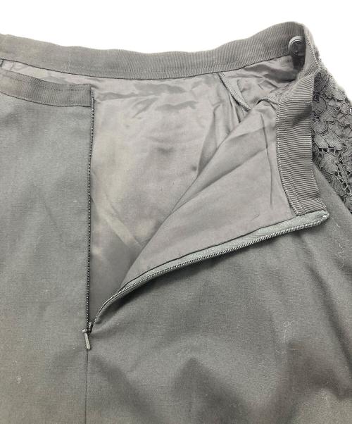 FOXEY（フォクシー）FOXEY (フォクシー) Parisienne レースコンビフレアスカート ブラック サイズ:38の古着・服飾アイテム