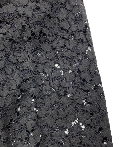 FOXEY（フォクシー）FOXEY (フォクシー) Parisienne レースコンビフレアスカート ブラック サイズ:38の古着・服飾アイテム