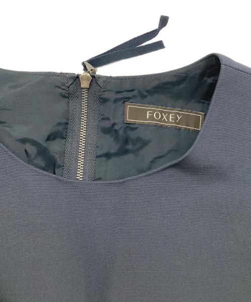 FOXEY（フォクシー）FOXEY (フォクシー) ノースリーブワンピース ネイビー サイズ:38の古着・服飾アイテム