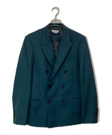 MAISON SPECIAL（メゾンスペシャル）の古着「Dress-Fit Peaked Lapel Double Tailored Jacket」｜グリーン
