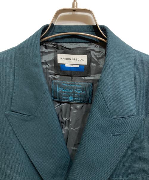 MAISON SPECIAL（メゾンスペシャル）MAISON SPECIAL (メゾンスペシャル) Dress-Fit Peaked Lapel Double Tailored Jacket グリーン サイズ:1の古着・服飾アイテム