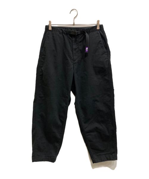 THE NORTHFACE PURPLELABEL（ザ・ノースフェイス パープルレーベル）THE NORTHFACE PURPLELABEL (ザ・ノースフェイス パープルレーベル) Stretch Twill Wide Tapered Pants ブラック サイズ:32の古着・服飾アイテム
