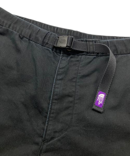 THE NORTHFACE PURPLELABEL（ザ・ノースフェイス パープルレーベル）THE NORTHFACE PURPLELABEL (ザ・ノースフェイス パープルレーベル) Stretch Twill Wide Tapered Pants ブラック サイズ:32の古着・服飾アイテム