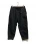 THE NORTHFACE PURPLELABEL（ザ・ノースフェイス パープルレーベル）の古着「Stretch Twill Wide Tapered Pants」｜ブラック