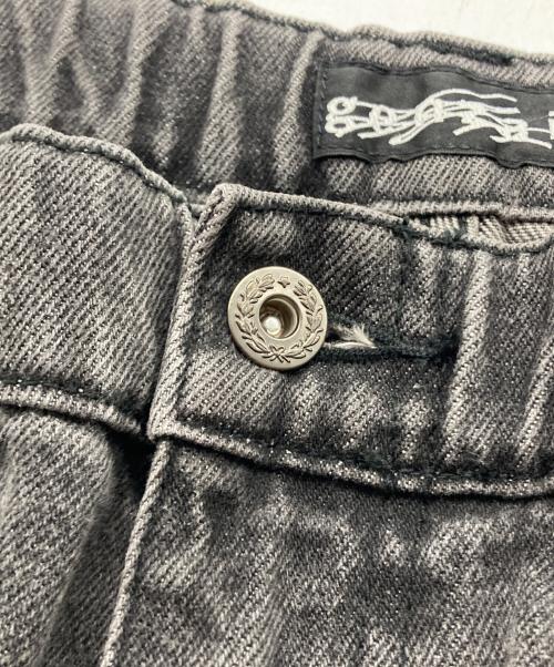 genzai（ゲンザイ）genzai (ゲンザイ) Chain baggy Denim Pants グレー サイズ:Mの古着・服飾アイテム