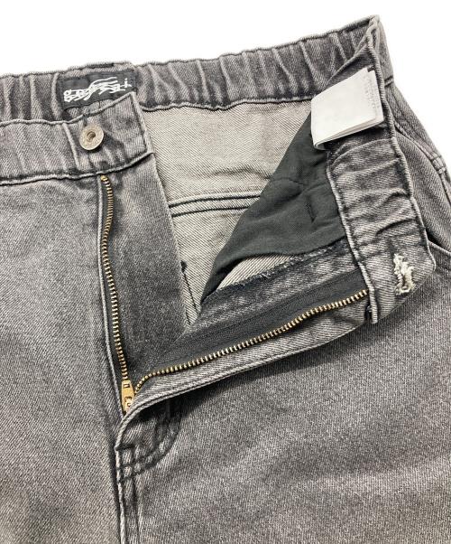 genzai（ゲンザイ）genzai (ゲンザイ) Chain baggy Denim Pants グレー サイズ:Mの古着・服飾アイテム