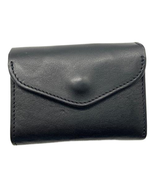 池之端銀革店（イケノハタギンカワテン）池之端銀革店 (イケノハタギンカワテン) コンパクトウォレット ブラックの古着・服飾アイテム
