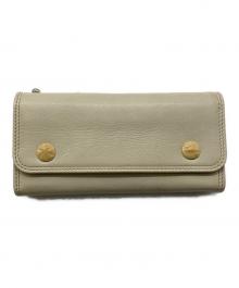 corbo（コルボ）の古着「レザー長財布」｜アイボリー