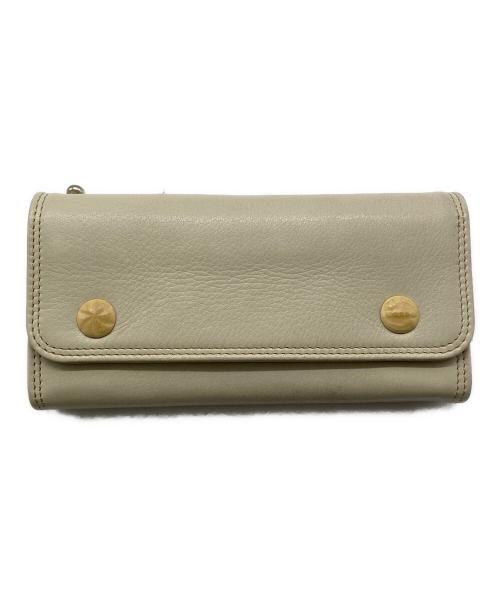 corbo（コルボ）corbo (コルボ) レザー長財布 アイボリーの古着・服飾アイテム