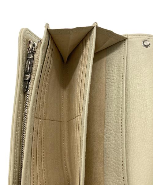 corbo（コルボ）corbo (コルボ) レザー長財布 アイボリーの古着・服飾アイテム