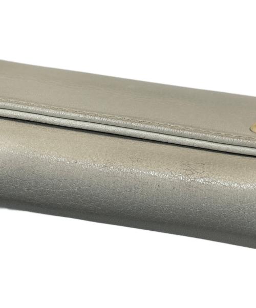 corbo（コルボ）corbo (コルボ) レザー長財布 アイボリーの古着・服飾アイテム