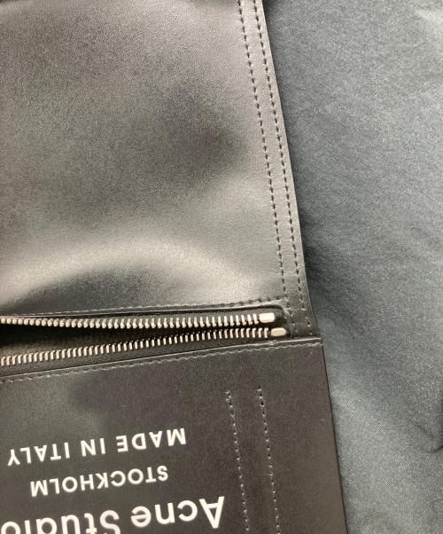 Acne studios（アクネ ストゥディオス）ACNE STUDIOS (アクネ ストゥディオス) ペイパリーナイロントートバッグ ブラックの古着・服飾アイテム