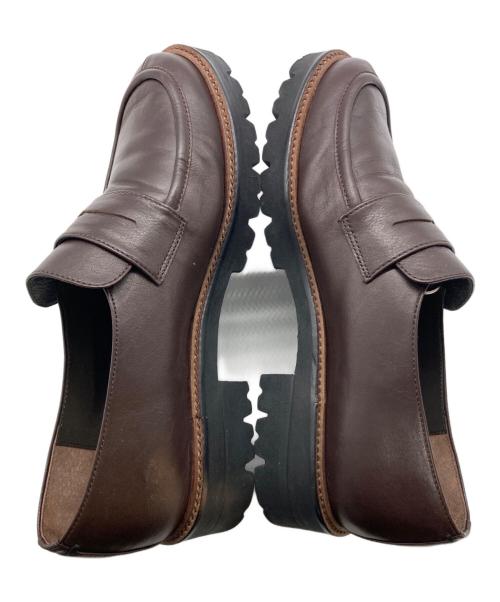 MARGARET HOWELL idea（マーガレット ハウエル アイディア）MARGARET HOWELL idea (マーガレット ハウエル アイディア) ローファー ブラウン サイズ:23 1/2の古着・服飾アイテム