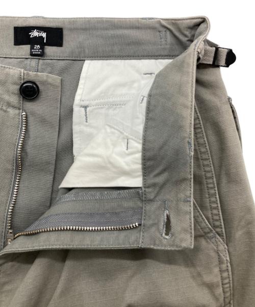 stussy（ステューシー）stussy (ステューシー) Ripstop Surplus Cargo グレー サイズ:28の古着・服飾アイテム