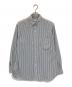 nanamica（ナナミカ）の古着「Button Down Stripe Wind Shirt」｜ブルー