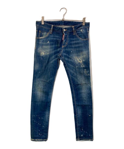 DSQUARED2（ディースクエアード）DSQUARED2 (ディースクエアード) デニムパンツ インディゴ サイズ:46の古着・服飾アイテム