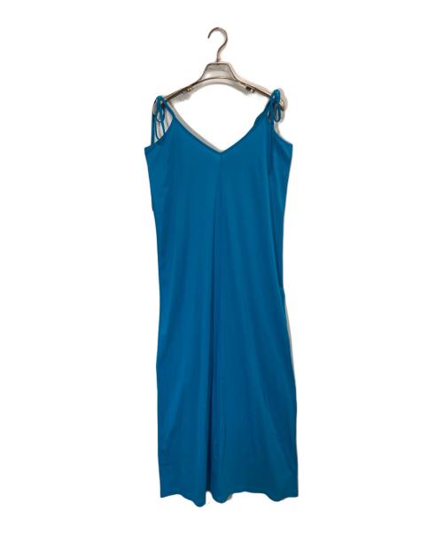 MACPHEE（マカフィー）MACPHEE (マカフィー) ライトトリコット キャミソールワンピース ブルー サイズ:36の古着・服飾アイテム