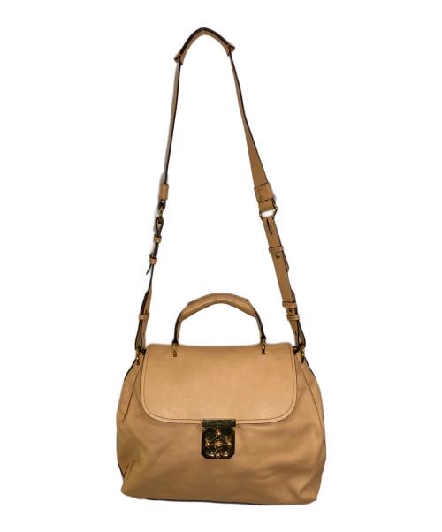 Chloe（クロエ）Chloe (クロエ) ELSIE 2wayショルダーバッグ ベージュの古着・服飾アイテム
