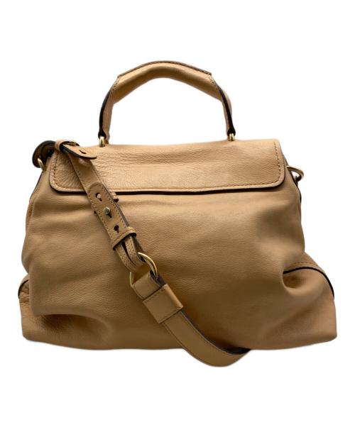 Chloe（クロエ）Chloe (クロエ) ELSIE 2wayショルダーバッグ ベージュの古着・服飾アイテム