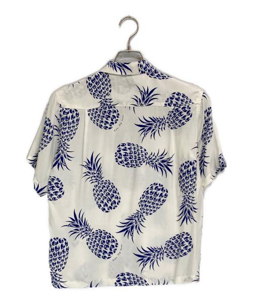 KONA BAY（コナベイ）KONA BAY (コナベイ) シャツ ホワイト×ブルー サイズ:XSの古着・服飾アイテム