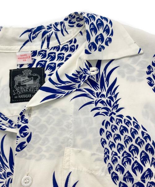 KONA BAY（コナベイ）KONA BAY (コナベイ) シャツ ホワイト×ブルー サイズ:XSの古着・服飾アイテム