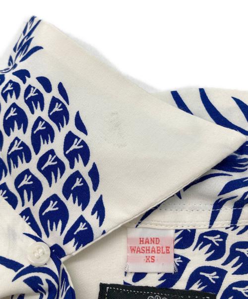 KONA BAY（コナベイ）KONA BAY (コナベイ) シャツ ホワイト×ブルー サイズ:XSの古着・服飾アイテム