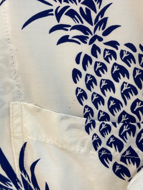 KONA BAY（コナベイ）KONA BAY (コナベイ) シャツ ホワイト×ブルー サイズ:XSの古着・服飾アイテム