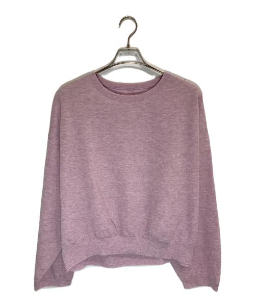 Noble（ノーブル）Noble (ノーブル) スポンジシアーニットプルオーバー2 ピンク サイズ:-の古着・服飾アイテム