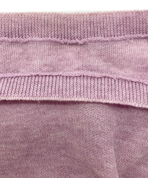 Noble（ノーブル）Noble (ノーブル) スポンジシアーニットプルオーバー2 ピンク サイズ:-の古着・服飾アイテム