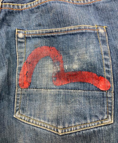 EVISU（エヴィス）EVISU (エヴィス) メニーポケットデニムハーフパンツ インディゴ サイズ:34の古着・服飾アイテム