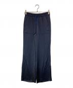 Couture d'adamクチュールドアダム）の古着「Satin Marine Trousers」｜ネイビー