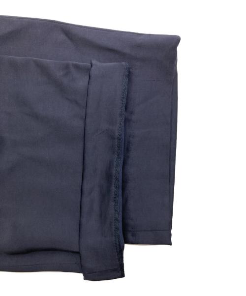 Couture d'adam（クチュールドアダム）COUTURE D'ADAM (クチュールドアダム) Satin Marine Trousers ネイビー サイズ:36の古着・服飾アイテム