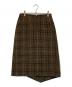 CYCLAS (シクラス) グレンチェックラップスカート ブラウン サイズ:36：5000円