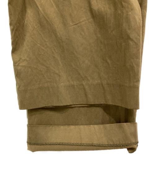 Couture d'adam（クチュールドアダム）COUTURE D'ADAM (クチュールドアダム) サテンワイドパンツ オリーブ サイズ:SIZE 38の古着・服飾アイテム