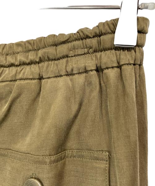 Couture d'adam（クチュールドアダム）COUTURE D'ADAM (クチュールドアダム) サテンワイドパンツ オリーブ サイズ:SIZE 38の古着・服飾アイテム