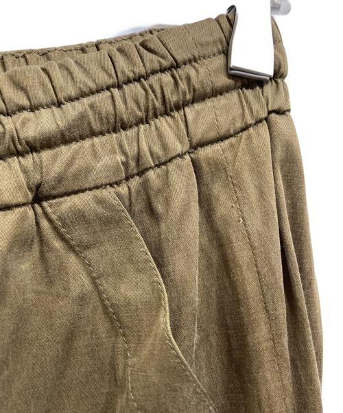 Couture d'adam（クチュールドアダム）COUTURE D'ADAM (クチュールドアダム) サテンワイドパンツ オリーブ サイズ:SIZE 38の古着・服飾アイテム