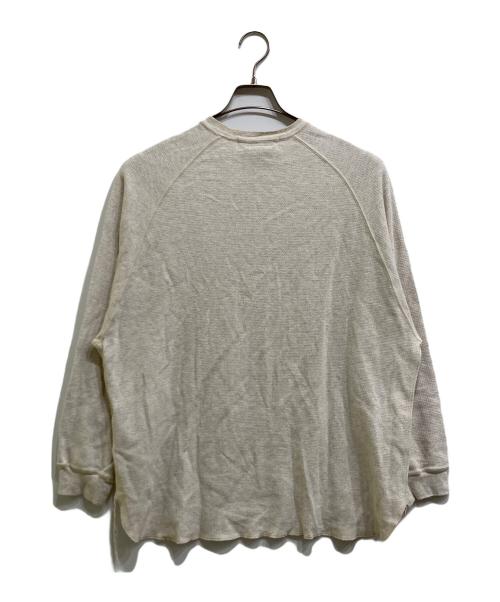 REMI RELIEF（レミレリーフ）REMI RELIEF (レミレリーフ) HENLEYLONG SLEEVET-SHIRT アイボリー サイズ:Mの古着・服飾アイテム