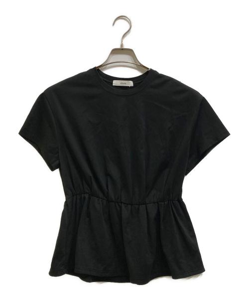 ebure（エブール）EBURE (エブール) クリアギザコットン カットソー ブラック サイズ:38の古着・服飾アイテム