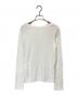 EBURE (エブール) コットンフライスクルーネックプルオーバー ホワイト サイズ:38：4000円