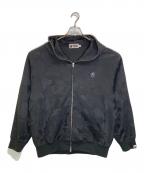 A BATHING APEア ベイシング エイプ）の古着「ロゴプレート パーカー」｜ブラック