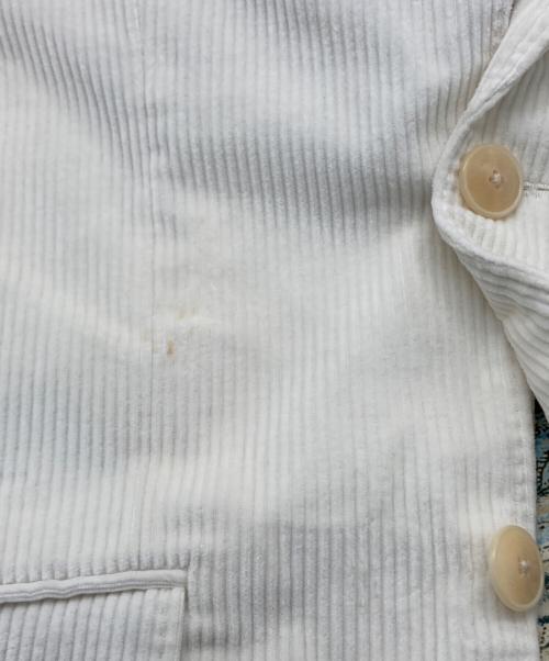 ETRO（エトロ）ETRO (エトロ) 裏地総柄コーデュロセットアップ ホワイト サイズ:44の古着・服飾アイテム