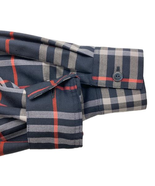 Burberry's（バーバリーズ）Burberry's (バーバリーズ) ノヴァチェックセットアップ ネイビー サイズ:SIZE 7/スカート:9の古着・服飾アイテム