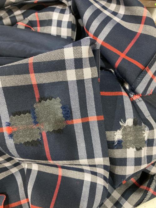 Burberry's（バーバリーズ）Burberry's (バーバリーズ) ノヴァチェックセットアップ ネイビー サイズ:SIZE 7/スカート:9の古着・服飾アイテム