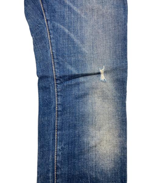 DSQUARED2（ディースクエアード）DSQUARED2 (ディースクエアード) クラッシュデニムパンツ インディゴ サイズ:44の古着・服飾アイテム