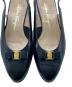 中古・古着 Salvatore Ferragamo (サルヴァトーレ フェラガモ) ヴァラリボンパンプス ブラック サイズ:7C：5000円
