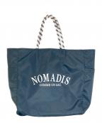 NOMADISノマディス）の古着「ロゴトートバッグ」｜ブルー