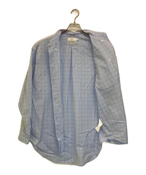 Graphpaper（グラフペーパー）Graphpaper (グラフペーパー) Thomas Mason L/S B.D Box Shirt ブルー サイズ:1の古着・服飾アイテム